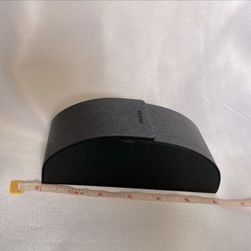 Prada Sunglasses Case Set,Black Magnetic Clamshell,Boxed,Cleaning Cloth,AuthCard - Picture 8 of 13